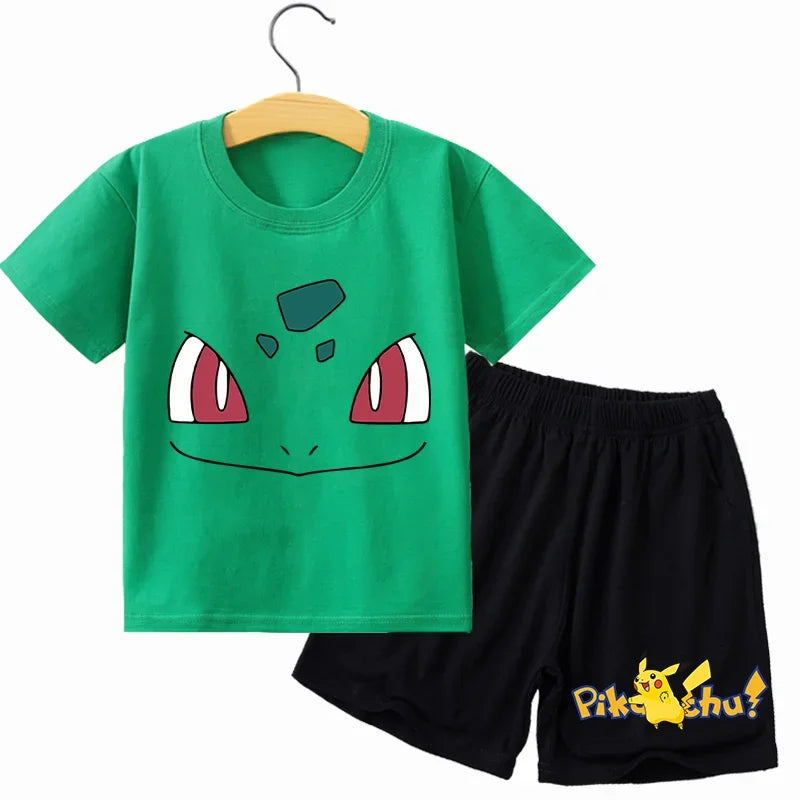 Ensemble Pokémon Bulbizarre pour enfant t-shirt et short