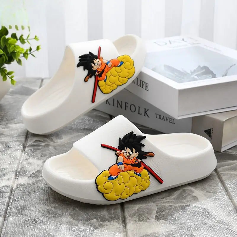 Sandales d'été blanche pour enfant Dragon Ball Z Goku