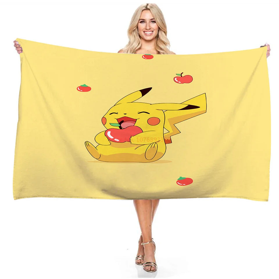 Serviette de plage à séchage rapide Pokémon