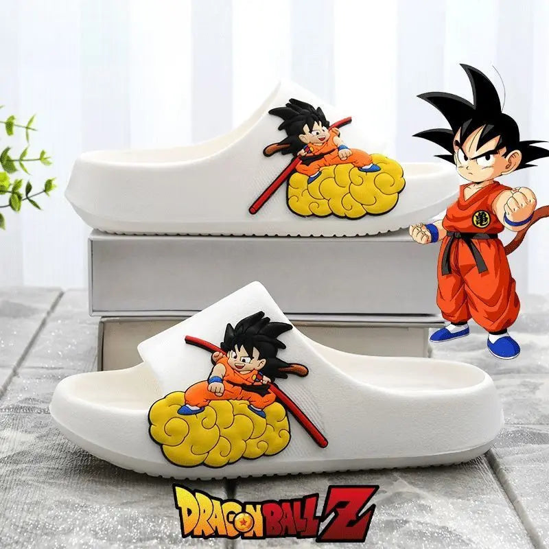 Sandales d'été blanche pour enfant Dragon Ball Z Goku