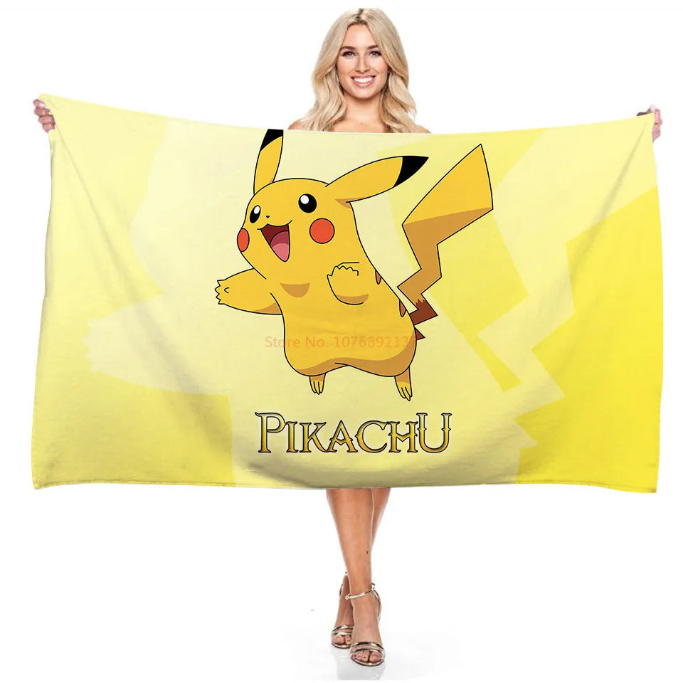 Serviette de plage à séchage rapide Pokémon