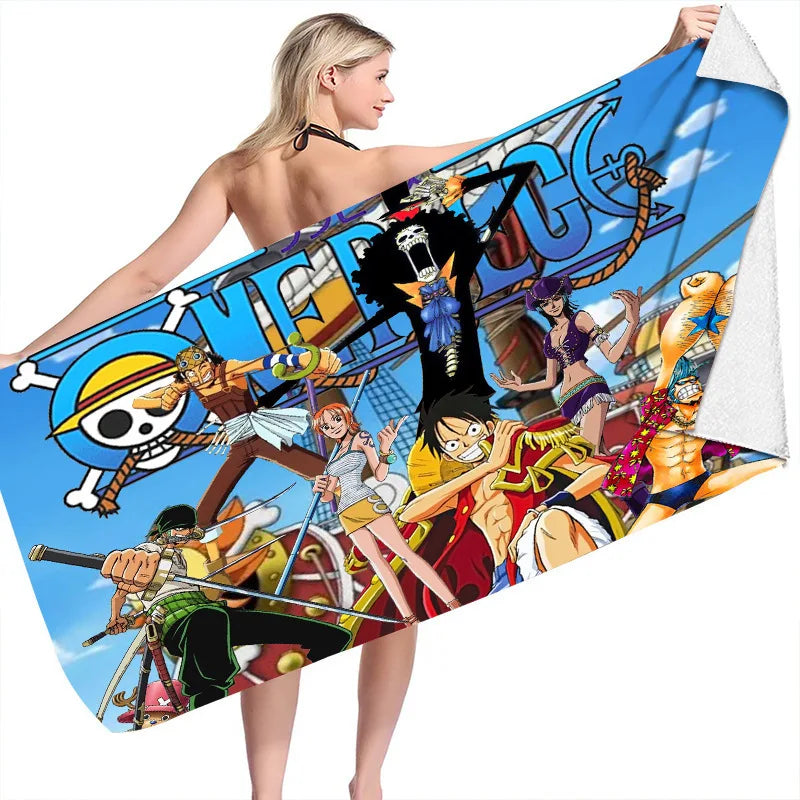 Serviette de plage à séchage rapide One piece