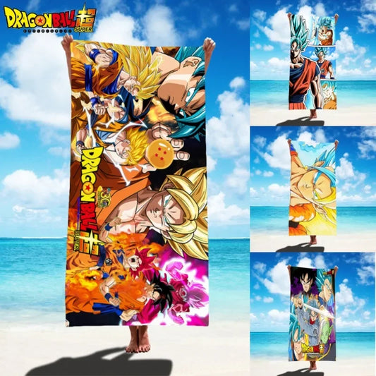 Serviette de plage à séchage rapide Dragon Ball Z