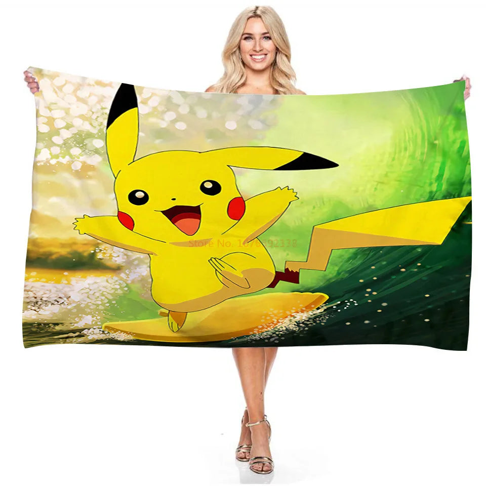 Serviette de plage à séchage rapide Pokémon