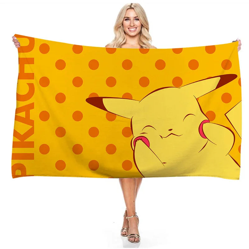 Serviette de plage à séchage rapide Pokémon